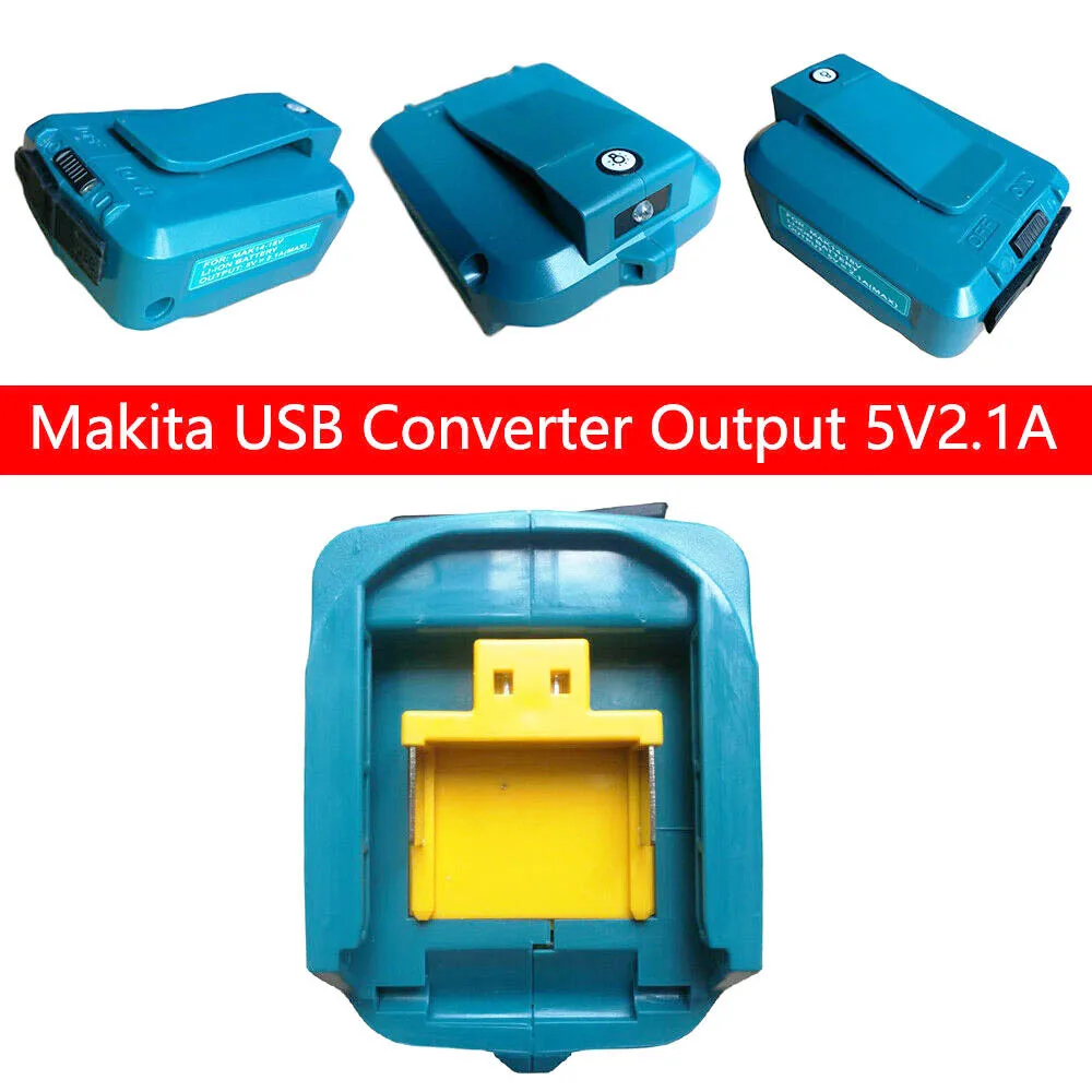 1 шт. USB зарядное устройство адаптер конвертер Замена Электроинструмент зарядное устройство для MAKITA ADP05 14,4-18 в литий-ионный аккумулятор
