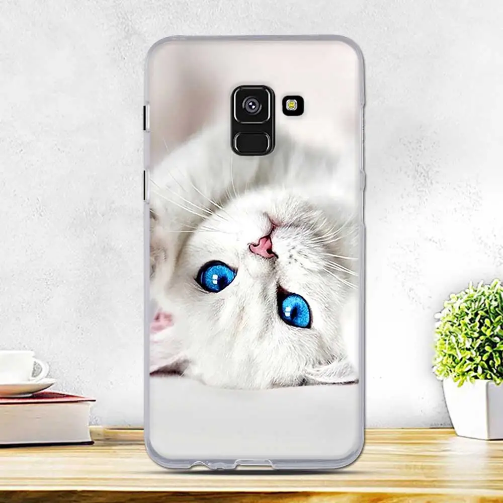 Чехол для Samsung Galaxy A8 2018 мягкий чехол из ТПУ с рисунком A530 A530F SM силиконовый