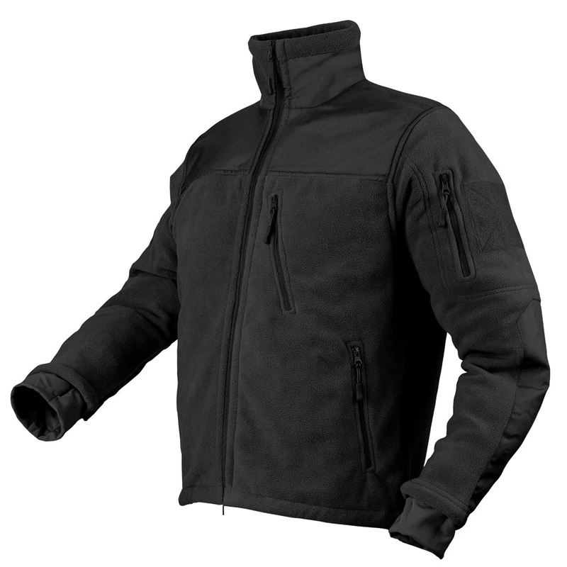 MEGE Brand Clothing Men Tactical Fleece Jacket Military Autumn Winter Warm Polar and Outwear Coyote Tan | Мужская одежда
