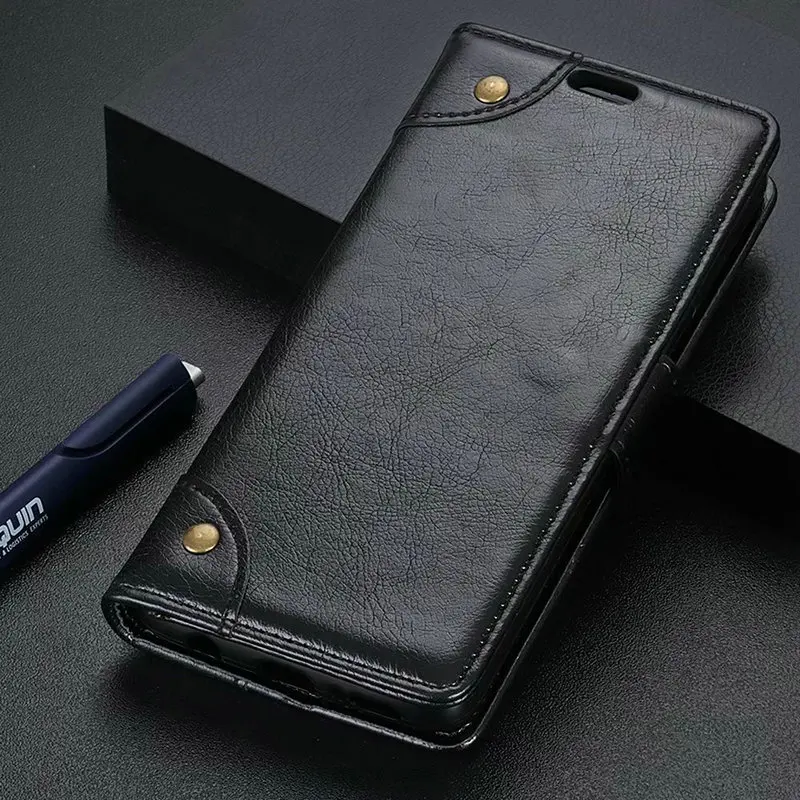 Чехол для sony Xperia 10 Plus, винтажный кожаный бумажник, Fundas, чехол для Xperia 10 PLUS, премиум класса, откидная подставка, чехол для sony 10 Plus