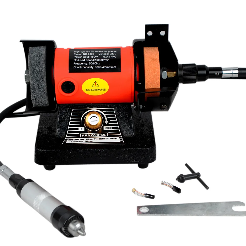Мини Bench Шлифовальные станки Электрические сверла универсальность переменной