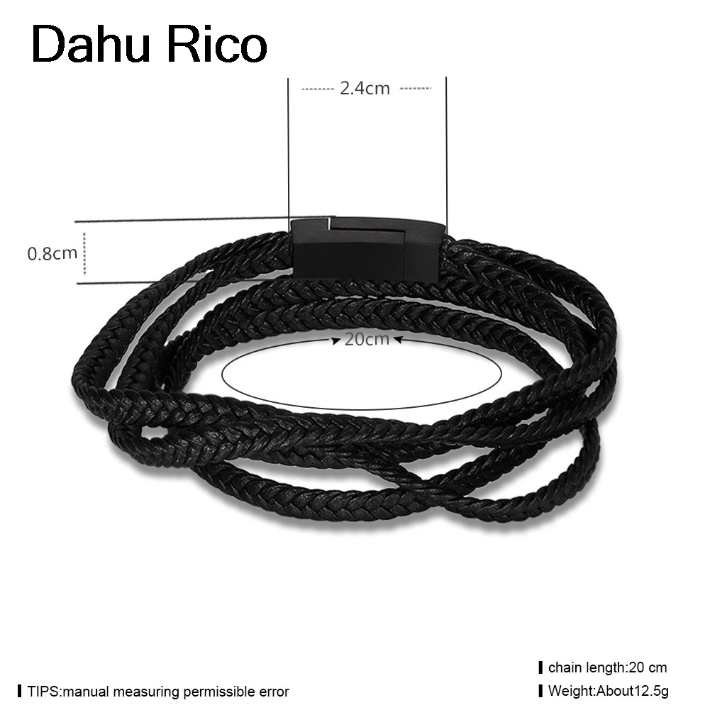 Кожа из нержавеющей стали в стиле панк рок богемные женские украшения браслет