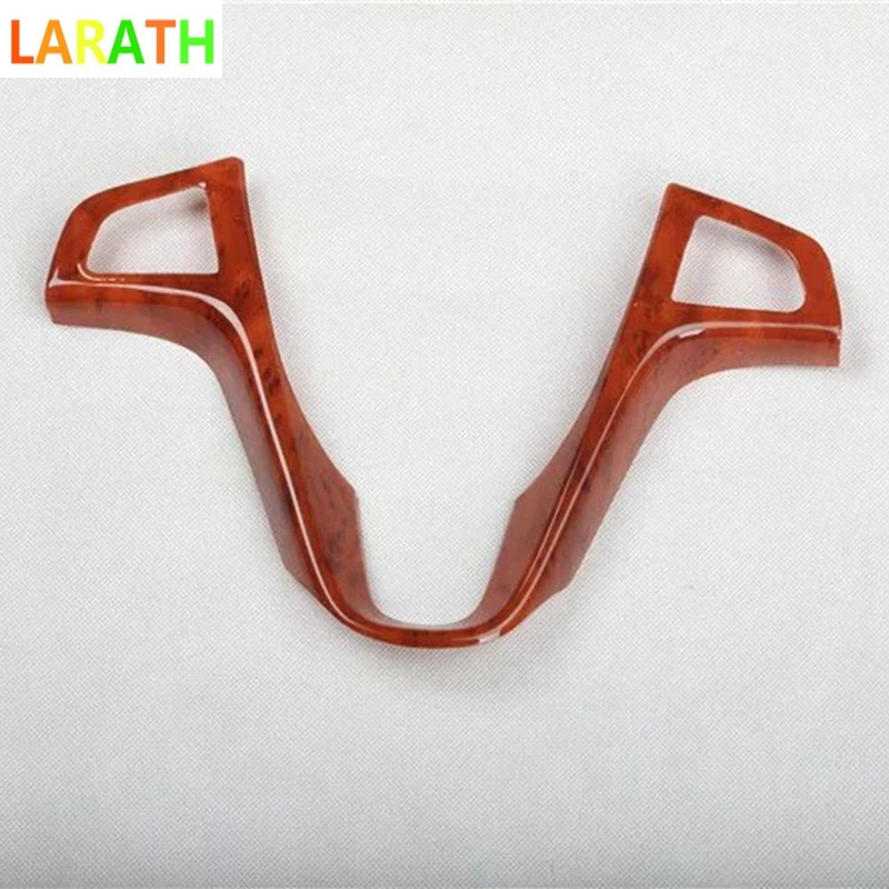 Mahogany color Для hyundai Verna 2010-1014 ABS углеродное волокно/красное дерево Цвет Автомобильные аксессуары внутренний руль Нижняя крышка отделка 1 шт - Цвет: Mahogany color
