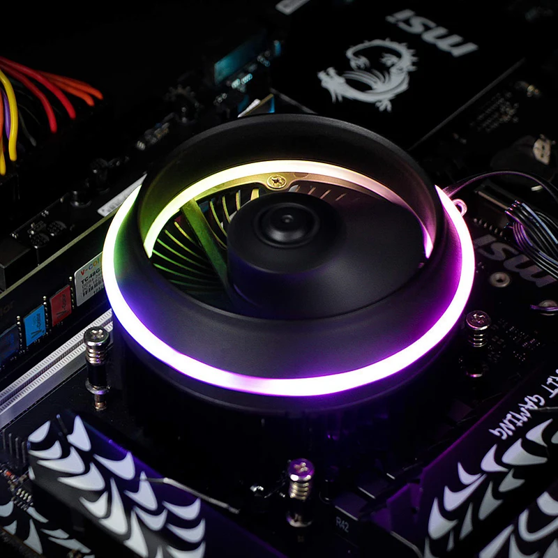 Кулер для процессора darkFlash Shadow 280 Вт ШИМ-светодиод AURA SYNC 3-5 В RGB LGA 1151/1155/1156/Intel i7/i5/i3 -