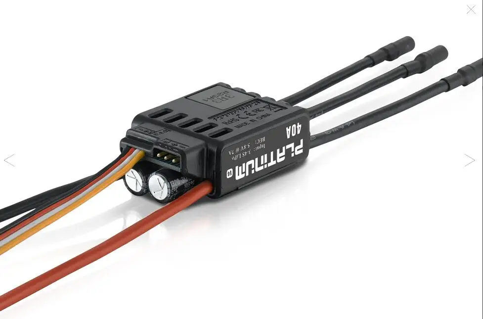 Hobbywing Platinum 40A V4 Brushless Electronic Speed controller ESC for RC Drone Heli FPV Multi-Rotor | Игрушки и хобби