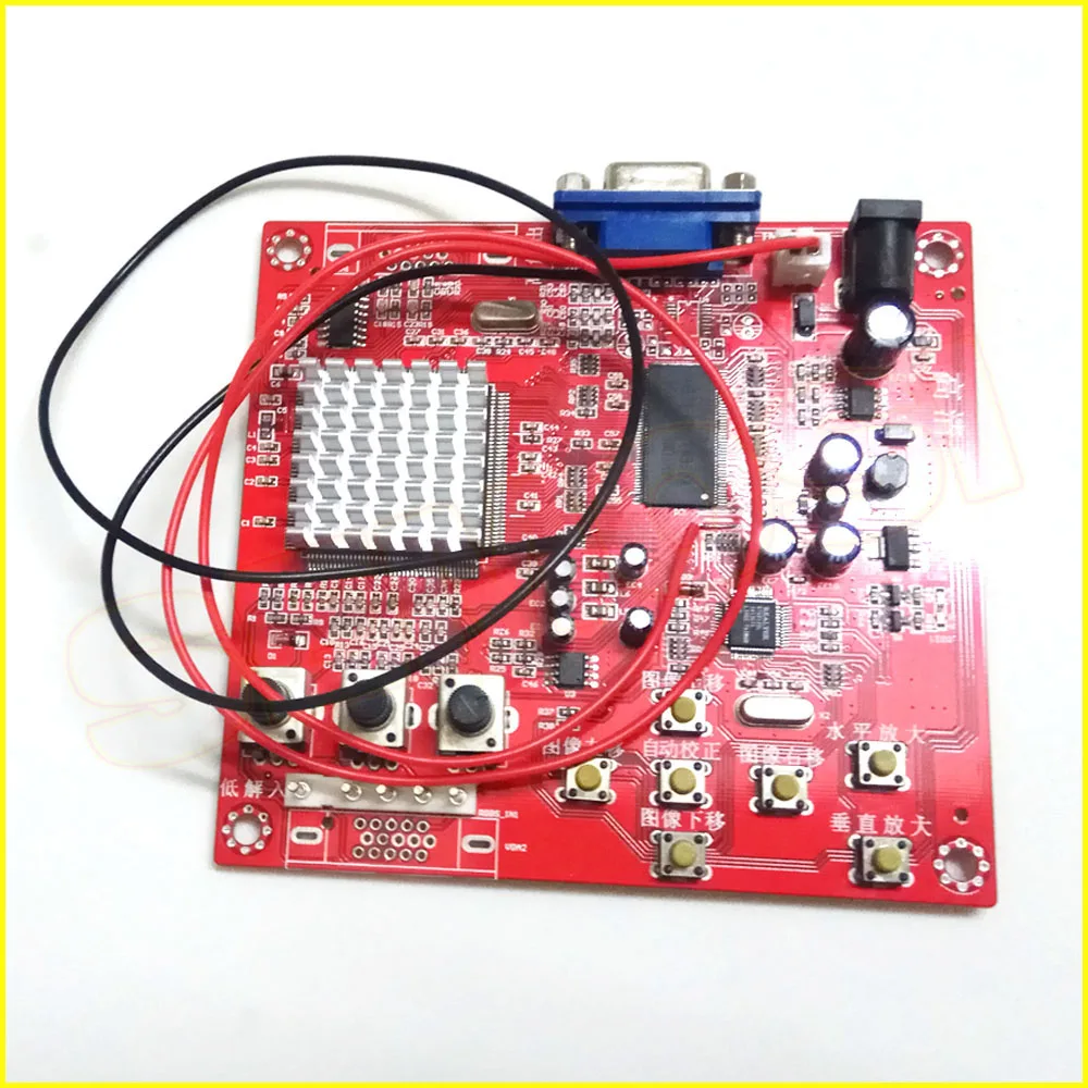 Переходник CGA в VGA PCB EGA YUV на аксессуары для кабинета с выходами HD-видеоконвертера |