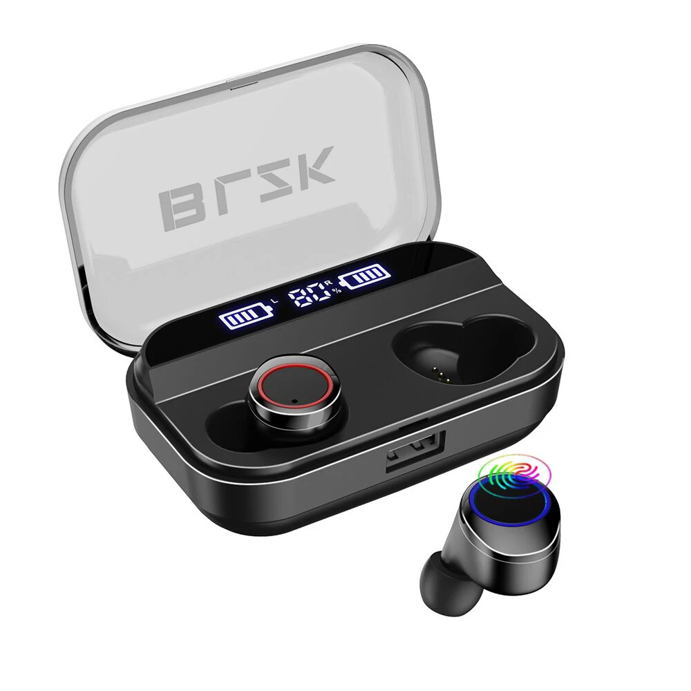 Bluetooth наушники настоящие беспроводные наушники TWS 5,0 спортивные наушники стерео бас гарнитура шумоподавление для телефонов зарядная коробка - Цвет: X11-B-6