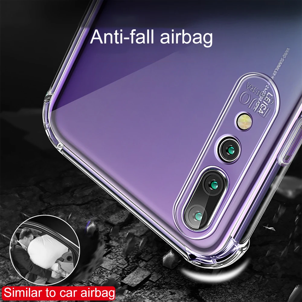 Ультратонкий Прозрачный чехол Heyytle для huawei P30 P20 Pro Y6 защита от падения mate 20 Lite