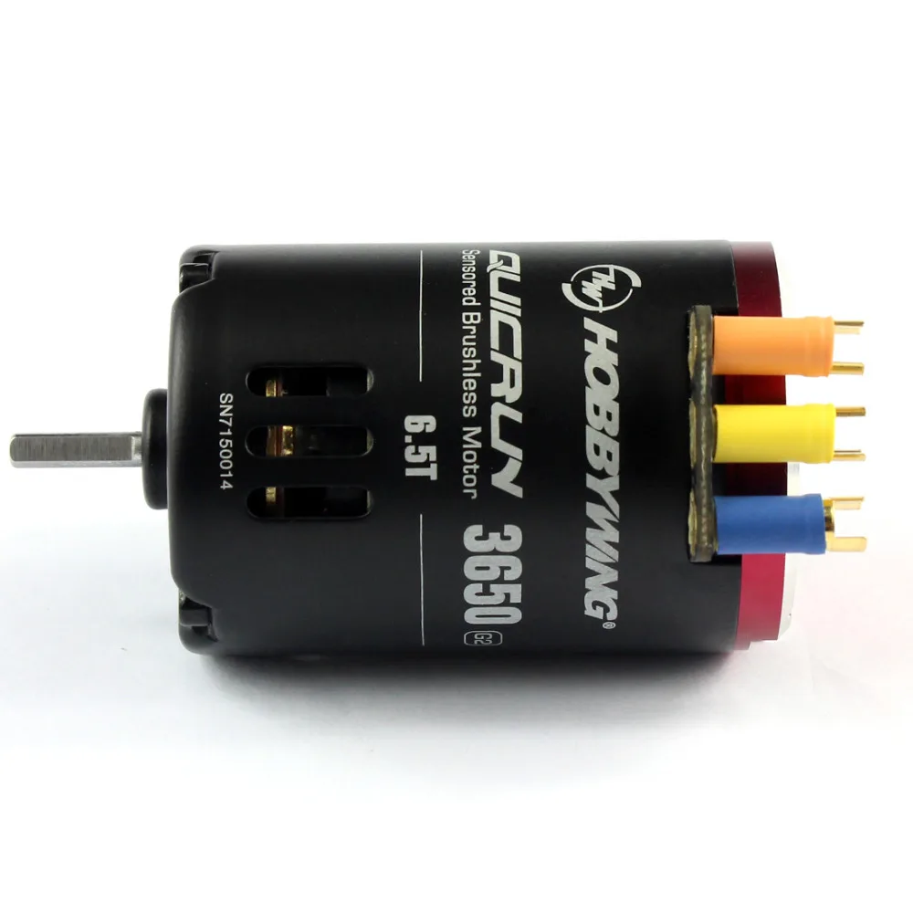 

Original Hobbywing QUICRUN 3650 Sensored Motor 6.5T 8.5T 10.5T 13.5T 17.5T 21.5T 2-3S Racing Brushless Motor for 1/10 Rc Car