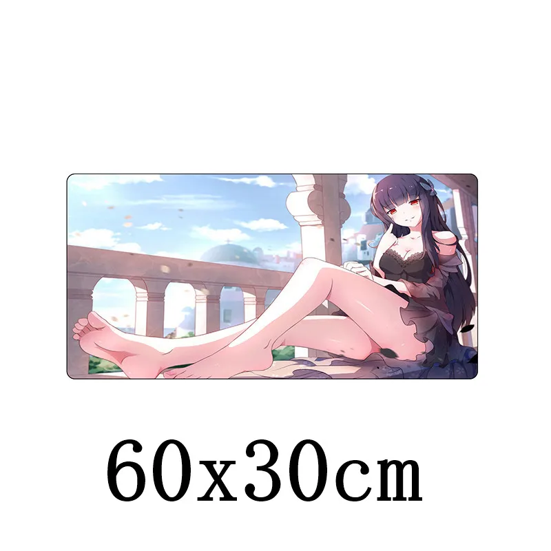 FFFAS Большой 60x30 см офисный коврик для мыши игровой геймер Коврик для мыши Клавиатура компьютерная аниме настольная подушка для планшета ПК ноутбук - Цвет: model A