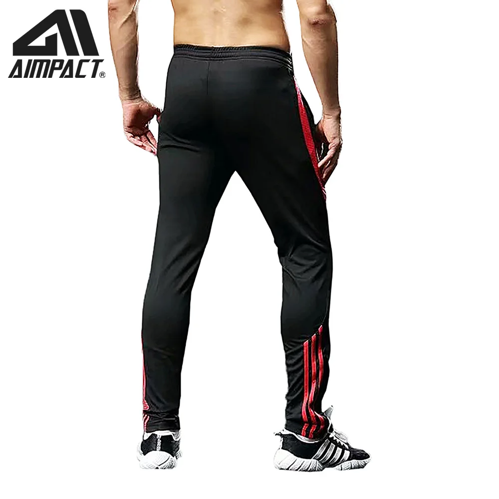 325Red AIMPACT, Мужские штаны для бега, спортивные, для бега, для спортзала, Длинные спортивные штаны, Мужские штаны с карманом на молнии, мужской спортивный костюм, баскетбольные штаны - Цвет: 325Red