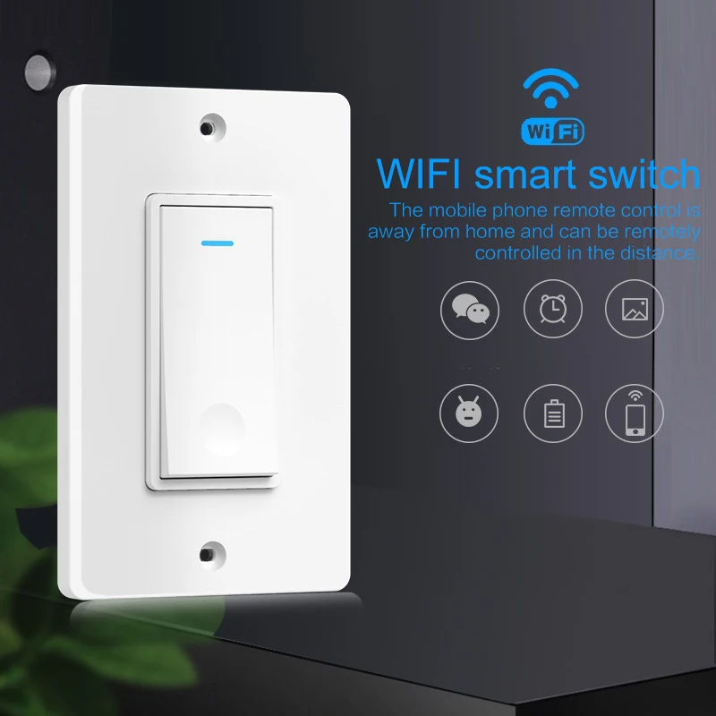 Профессиональное мобильное приложение Wi-Fi Умный выключатель света беспроводной