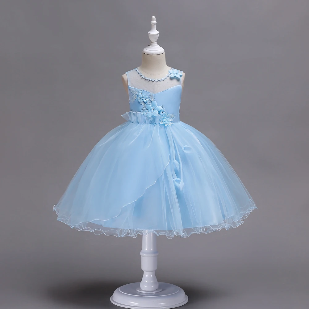 New pattern tutu dress Girl Summer Dresses for Princess Evening baby Party Kids clothes Wedding Holiday | Детская одежда и обувь