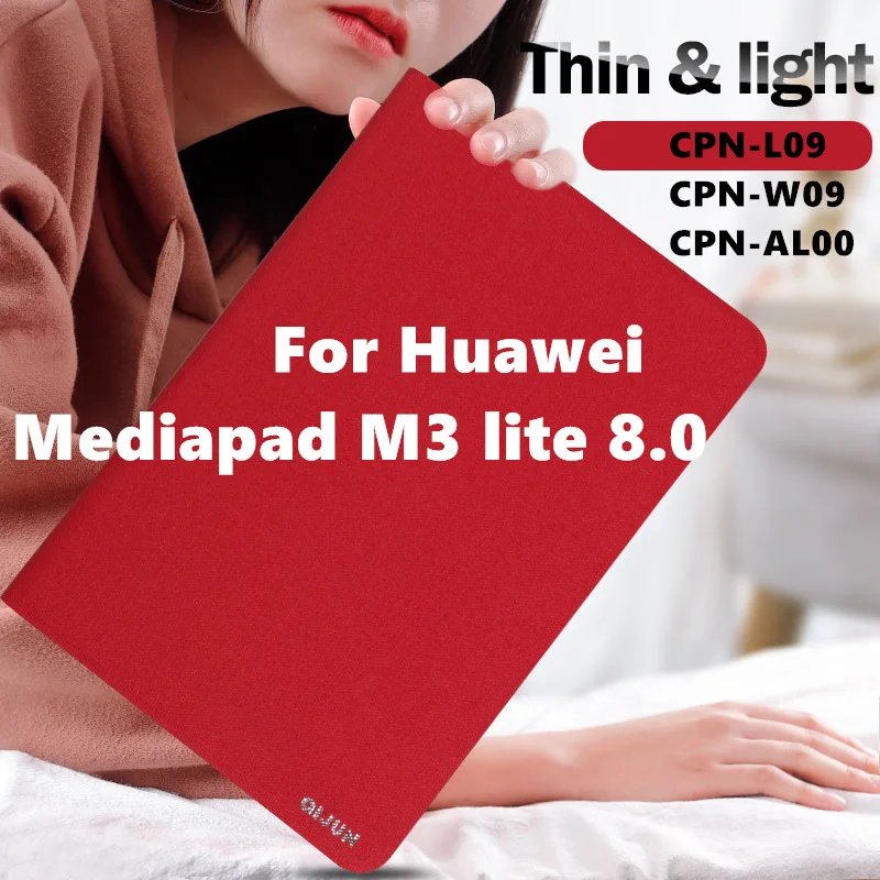 Кожаный чехол из искусственной кожи для Huawei Mediapad M3 lite 8 Женская яркость Обложка