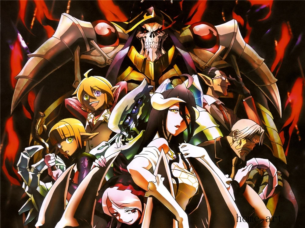 Постер Overlord с четким изображением настенные наклейки украшение для дома