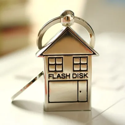 Милый металлический дом Memoria флеш накопитель usb 3 0 16 Гб памяти cle 32 64 Pendrive 512 ГБ 256