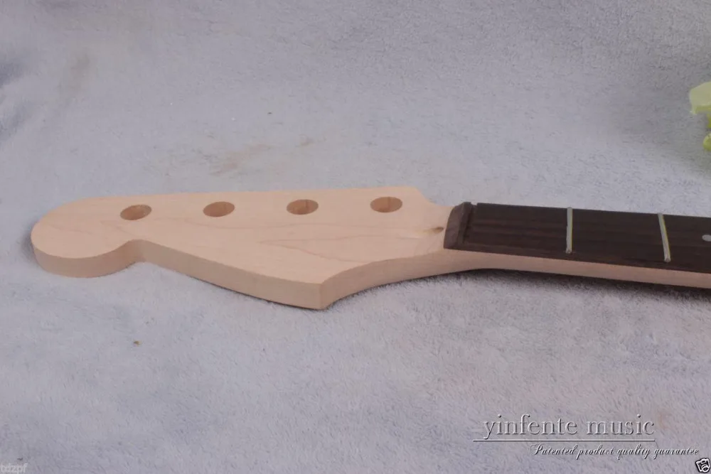 New electric guitar bass neck Replace maple 22 fret rose Fretboard left hand #846 | Спорт и развлечения