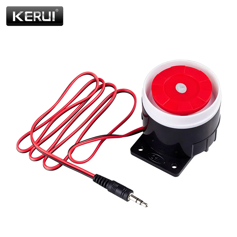 KERUI Mini Wired Siren Horn For Wireless Home Alarm Security System 120 dB Loudly Siren