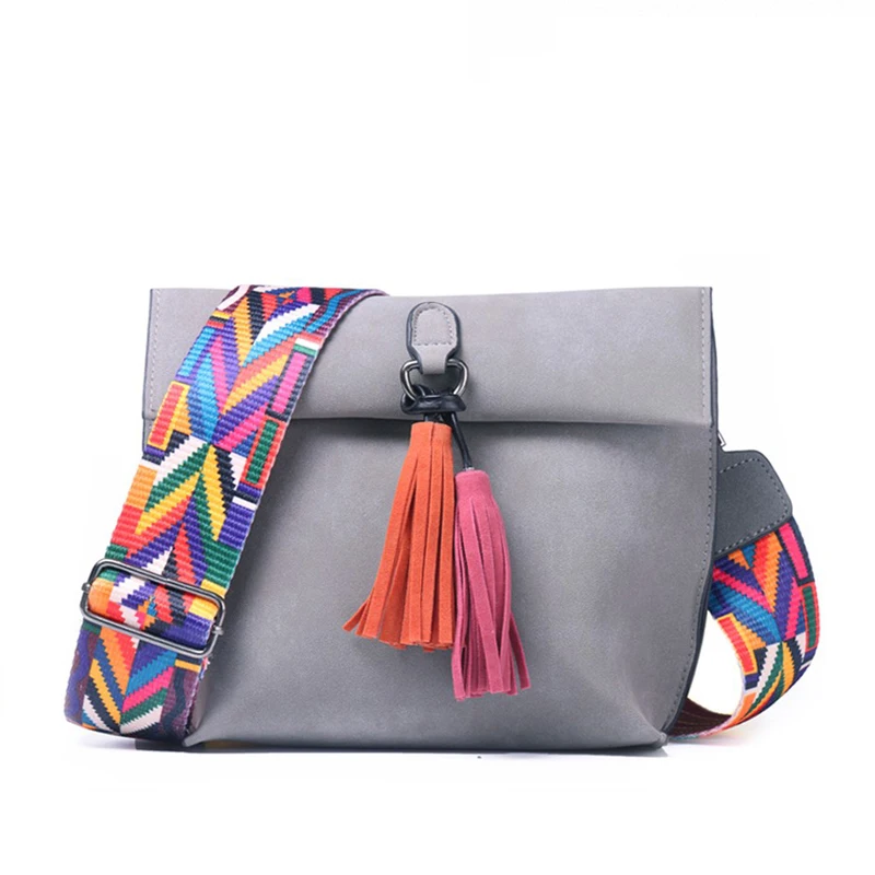 DAUNAVIA Women Bag Crossbody Tassel Shoulder Luxury Handbags Bags Designer Brand Bohemian strap for women | Багаж и сумки