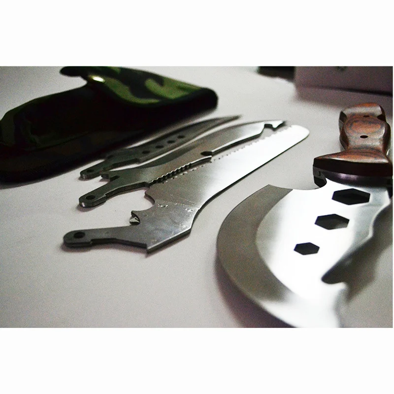 Новый многофункциональный 4 в 1 Топоры + Ножи Пилы Открытый Инструменты набор