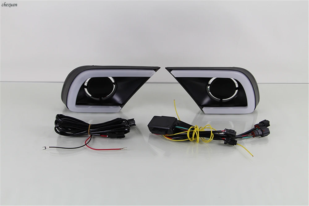 CSCSNL 1 комплект для Toyota INNOVA 2013 2014 2015 с t ходовым желтым сигналом DRL светодиодные