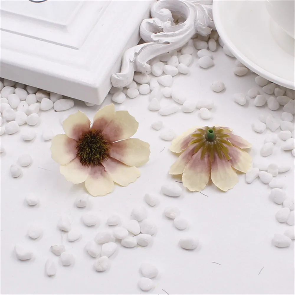 Искусственные шелковые цветы 5 шт./лот 4 см|silk flowers artificial|silk flowersartificial |