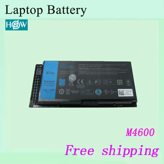 Распродажа оригинальный аккумулятор для ноутбука DELL FV993 PG6RC R7PND OTN1K5 M4600 M6600|battery for