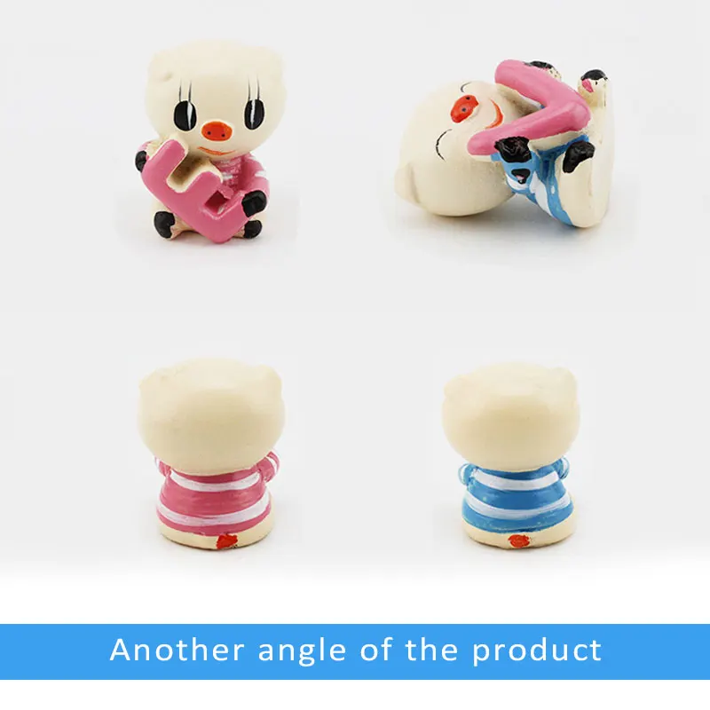 BACKAR автомобильное украшение из каучука любовь свинка автомобильный мультяшный