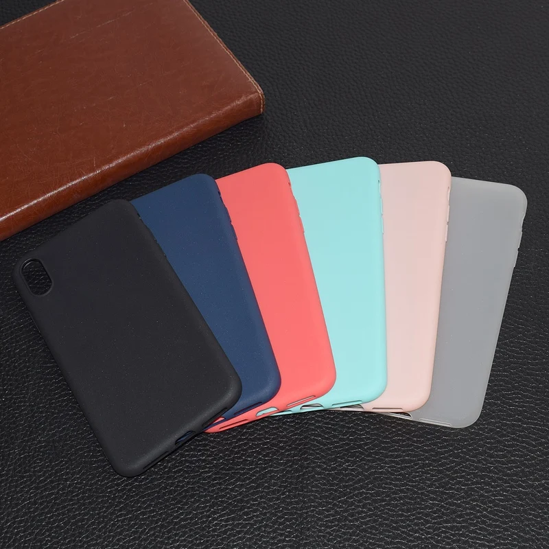 Простой FFor iphone XR чехол Silm Силиконовые мягкие чехлы для XS MAX X Антидетонационная