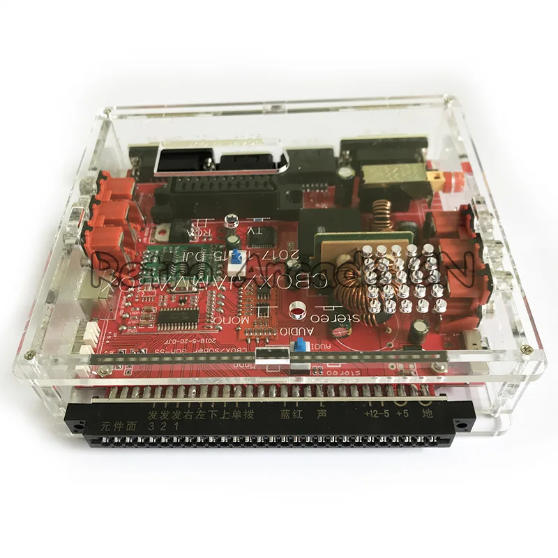 Плата конвертера CBOX JAMMA BOX в Saturn DB15P Joypad SNK геймпад SCART выход с адаптером питания для