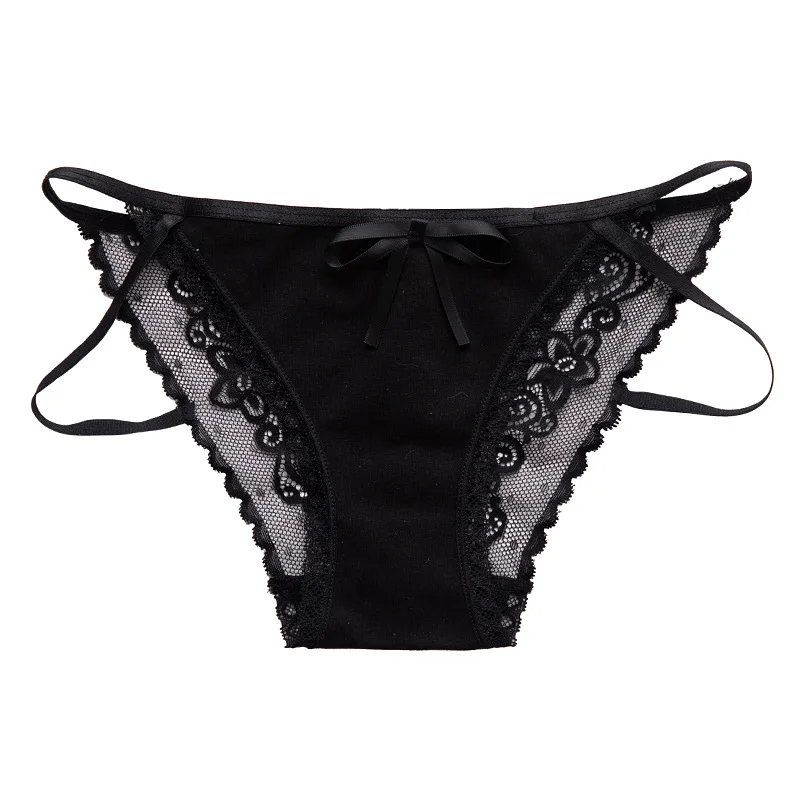 Трусики женские кружевные прозрачные с заниженной талией пикантное мягкое