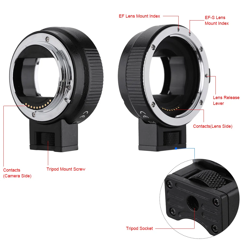Andoer EF NEXII кольцо адаптер для автофокуса объектива AF Canon S объектив использования