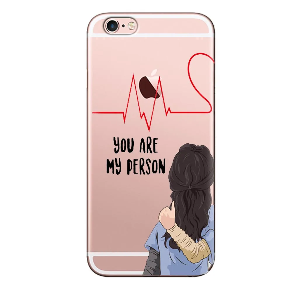 Мягкий силиконовый чехол из ТПУ с рисунком героев мультфильма You Are My Person для iPhone 11