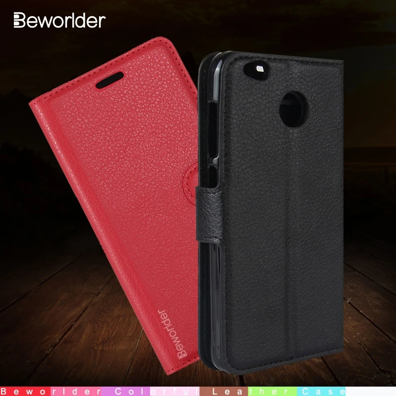 Кожаный чехол Beworlder для Xiaomi Redmi 4X кошелек Модный Цветной Чехол книжка телефона Pro