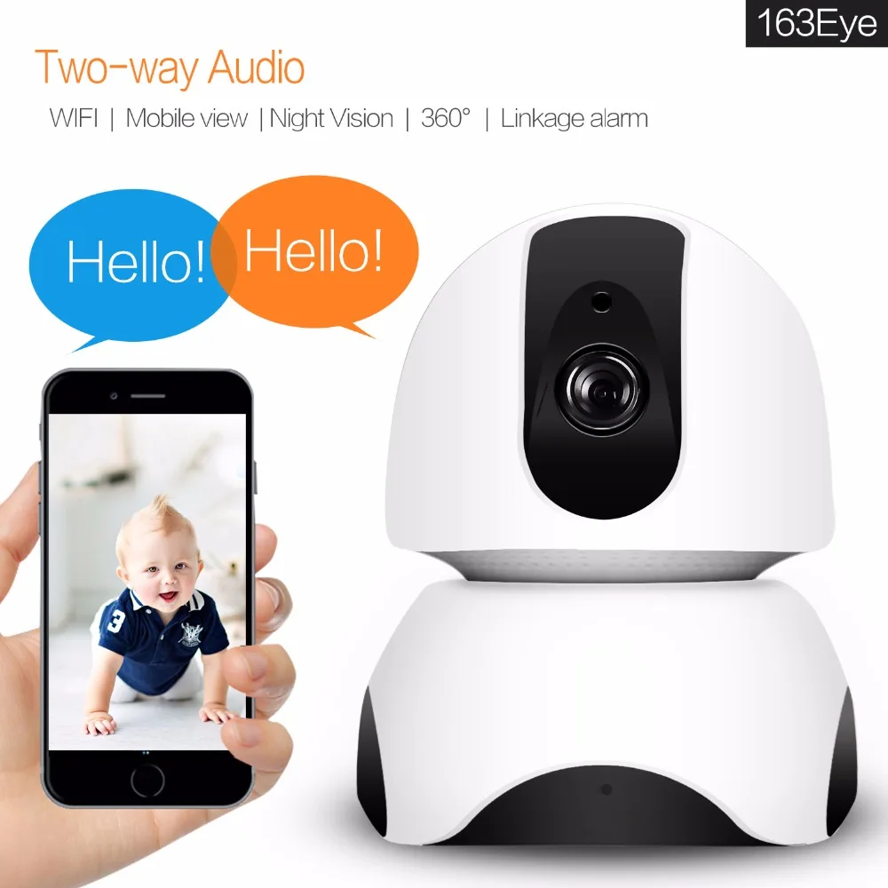 Беспроводная ip камера 1MP WiFi сетевая безопасность ночное видение CCTV наблюдения