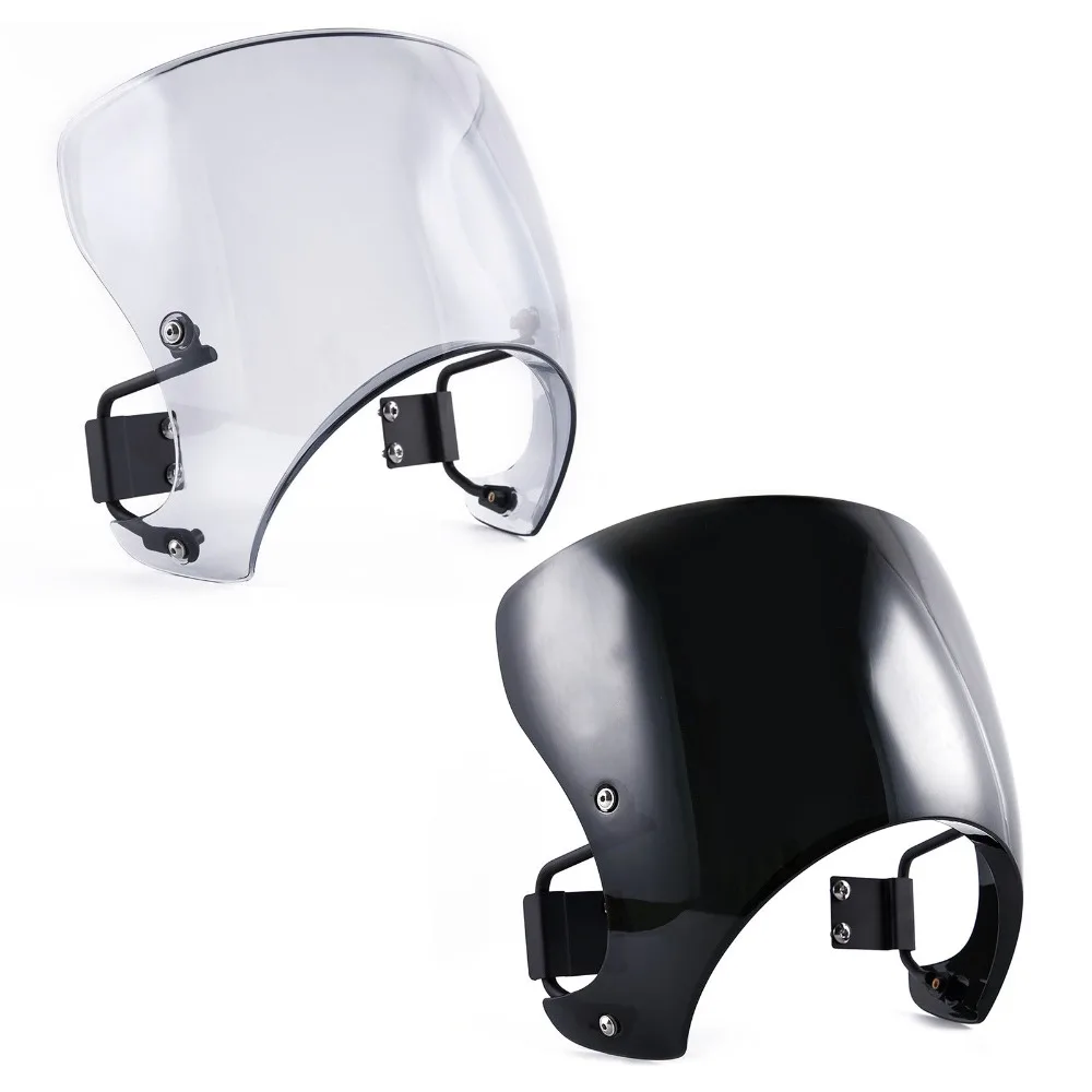 Ветровое стекло для мотоцикла Areyourshop из АБС пластика защита от ветра Cafe Racer Kawasaki