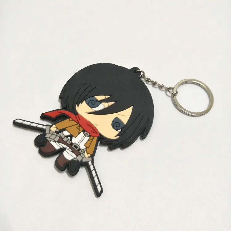 23 шт./компл. аниме атака на Титанов ПВХ фигурка игрушка Эрен Rival Armin брелок