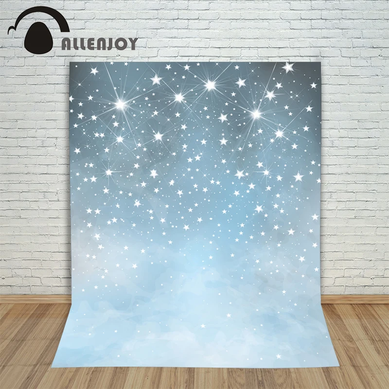 Allenjoy фото фон блестящая Звезда светло голубой серый небо дети для