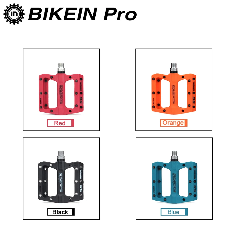 Bikein 9/16 &quotгорный велосипед нейлон Плоские Педали на платформе для автомобиля