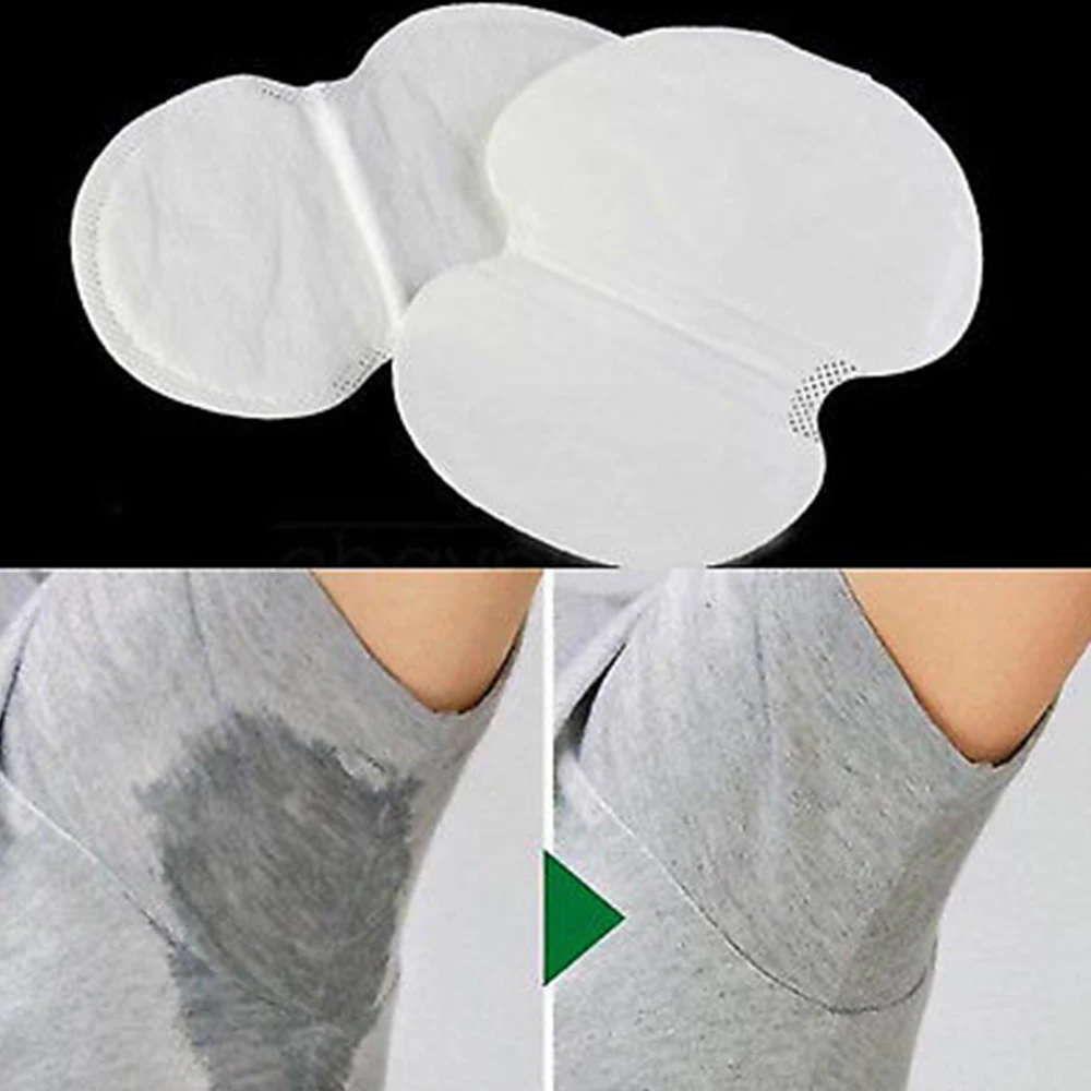 

New 20pcs Underarm Armpit Sweat Pads Dress Stickers Shield Guard Absorbent Disposable Deodorants Absorbent Pads For Unisex