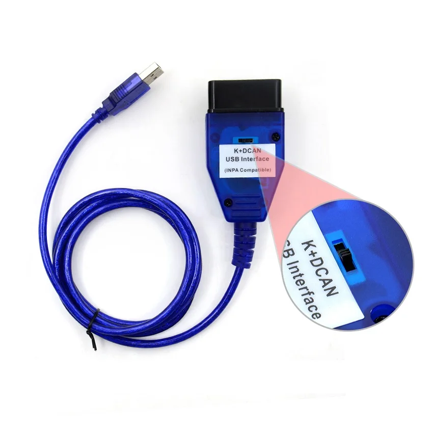 Высокое качество для BMW INPA Ediabas USB кабель с переключателем K + CAN DCAN Интерфейс чипом