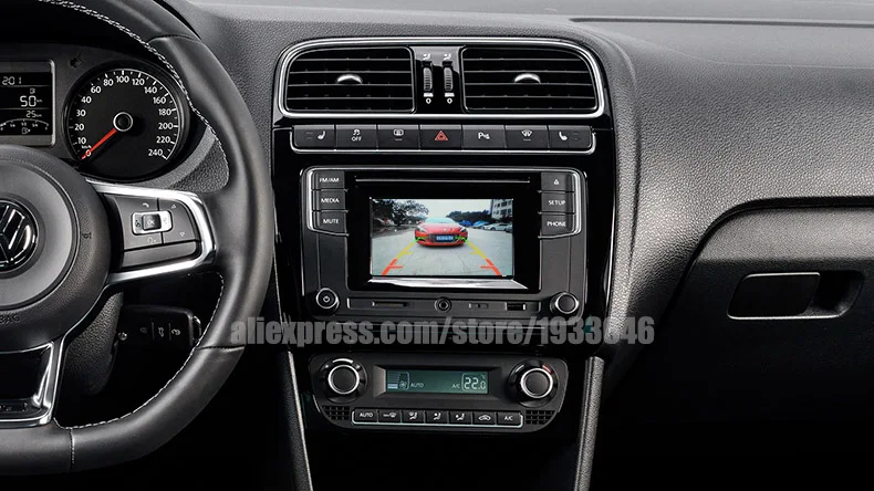 Для Volkswagen VW Polo Sedan Vento facelift /Авто ручка багажника камера заднего вида с реле Автомобильная камера заднего вида