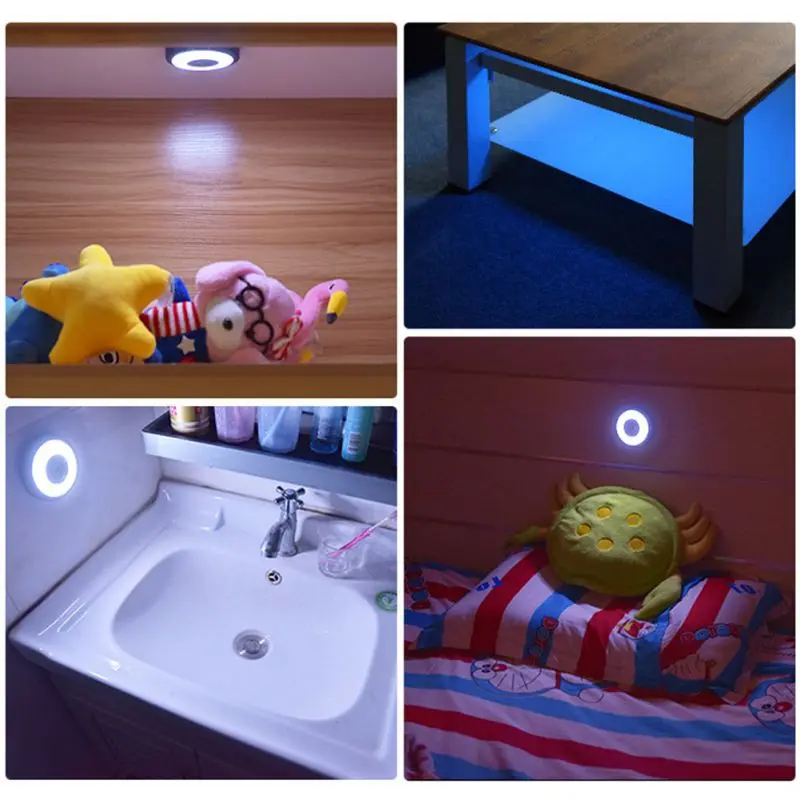 Светильник лампа с USB-зарядкой портативная круглая универсальная аккумуляторная