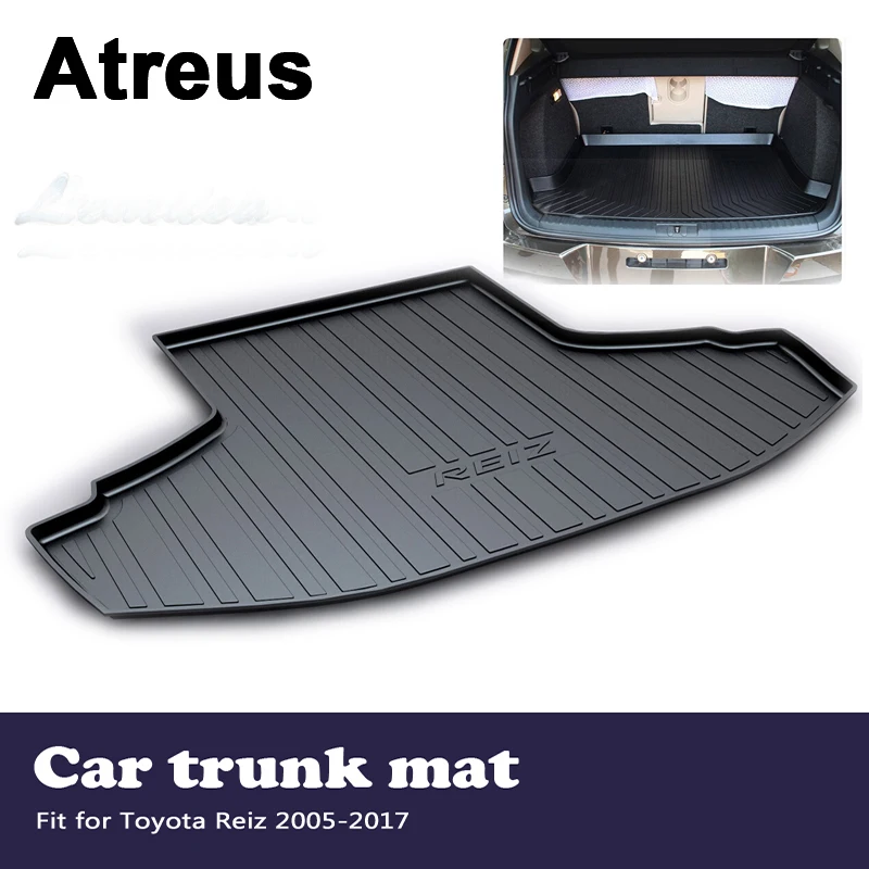 

Atreus коврик для багажника автомобиля лоток, напольный ковер для Toyota Reiz 2005 2006 2008 2009 2010 2011 2012 2013 2014 2015 2016 2017