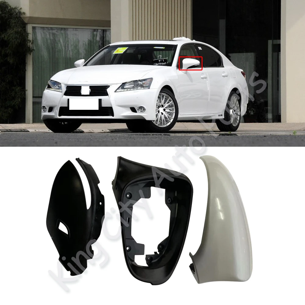 CAPQX для Lexus GS300 LS460 RX350 RX270 CT200 16-18 зеркало заднего вида Базовая крышка зеркало заднего вида рамка Нижний капот защитная оболочка