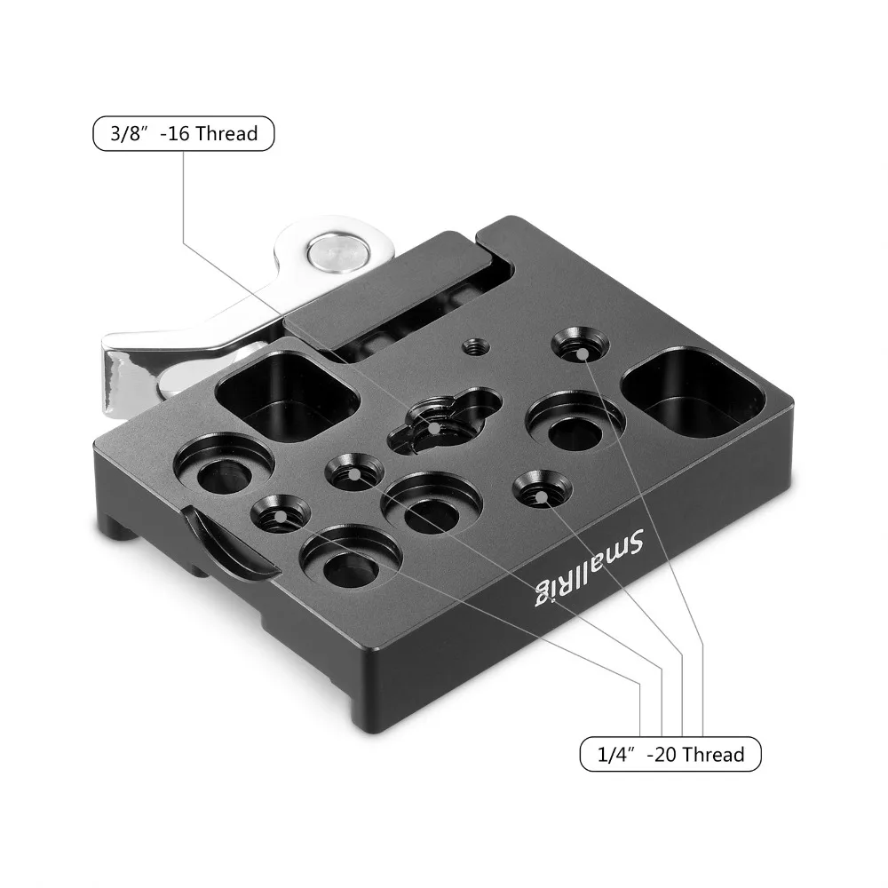 Быстросъемный Зажим для камеры SmallRig(совместимый с Arca) для SmallRig A7III L Plate 2122/GH5 L кронштейн 2179 прикрепить 2143