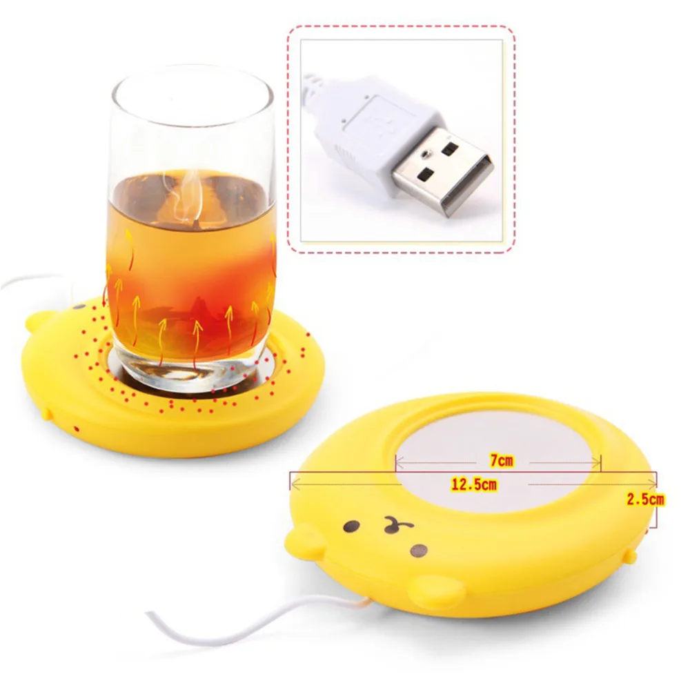 Новый 1 шт. Симпатичный Медведь Дизайн USB Powered Кружка Грелка Кофе Чай Напитки