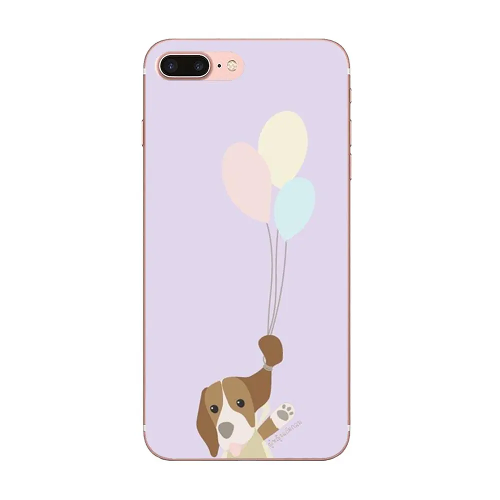 Мягкие чехлы с надписью I Love My Beagle Dogs для Apple iPhone 4 4S 5 5C 5S SE 6 6S 7 8 Plus X XS Max XR | Мобильные