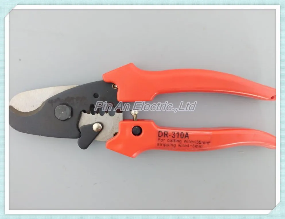 

DR-310A is suitable for cutting the cable 35mm,Stripping 4-6MM,Cannot cut steel wire