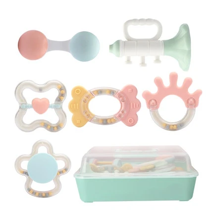 6pcs Beiens 6-10 шт./компл. детские игрушки рук Jingle пожимая колокол дрожание рук Белл белье, сексуальное женское белье, Набор погремушек игрушки Монтессори грызунки-погремушки - Цвет: 6pcs